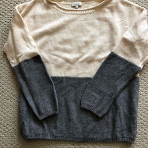 Talula Babaton two tone cashmere sweater.